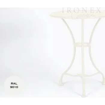 Zahradní stůl Kovový stůl Arras Bistro Table T1 Barva: Pure White - RAL 9010, Galvanizace: Nic