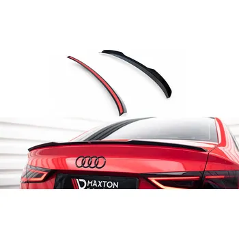 Auto-moto Maxton Design prodloužení spoileru pro Audi S3 8V, černý lesklý plast ABS