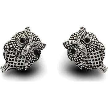 Náušnice Oriental stříbrné náušnice puzety, Sovičky