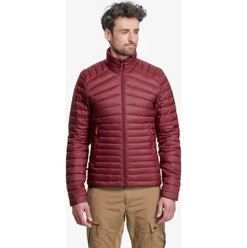 Pánská vesta FORCLAZ Pánská turistická péřová bunda MT 100 S KAŠTANOVÁ