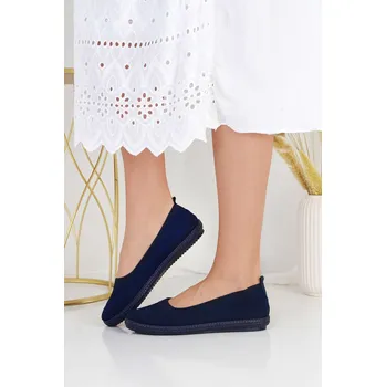 Dámské baleríny DoAndBe Modré baleríny SJ2515-6NA Velikost: 40