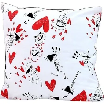 Povlak na dekorativní polštářek Stanex Povlak na polštářek bavlněný Love (LS162) ROZMĚR: 40 x 40 cm