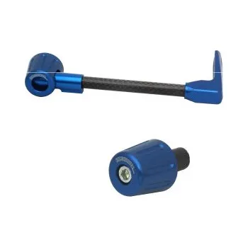 Lever guard ACCOSSATO with black hose and joint right, carbon DE009-048-TD-16