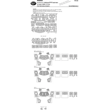 Plastikový model New Ware 1/48 Mask PZL W-3 (A,RL,T,WARM) Sokol EXPERT