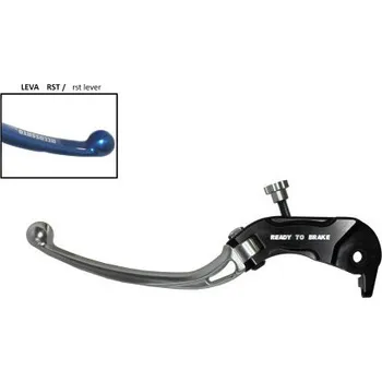 Páčka spojky ACCOSSATO aluminium, master cylinder stříbrná LV033S-16-L-RST