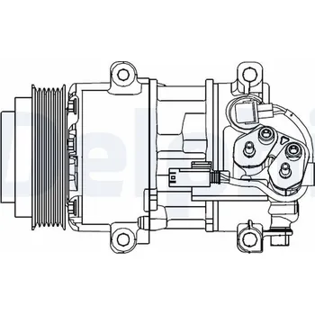 Kompresor klimatizace Kompresor, klimatizace DELPHI CS20499