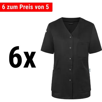 fritéza G.Gastro (6 pieces) KARLOWSKY | Ladies' Nurse Tunic Essential – Black - Size 52 - 95°C Washable