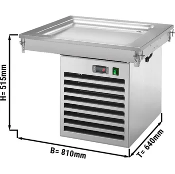 Lednice G.Gastro Vestavěná chladicí deska - 0,8 m - řada A