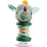 Lilliputiens - houpací chrastítko s přísavkou - dráček Joe