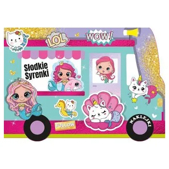 První čtění Słodkie syrenki. Kolorowanka z wykrojnika - Katarzyna Maćkowiak