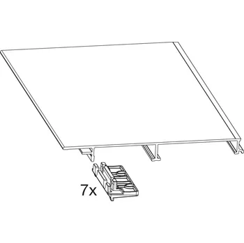 Příslušenství k oknu MACO Fiber-Therm nášlapný práh-sada HS pro zákl.prahovou lištu 180, 2,5m(104667) | Železářství Posuvné kování HS portály