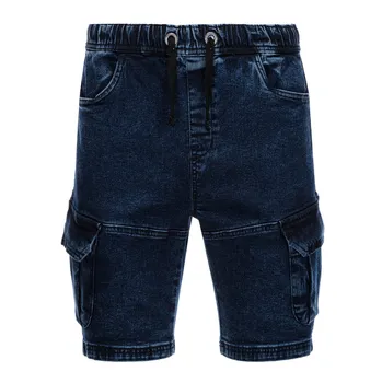 Pánské kraťasy Ombre W362 tmavě džínové