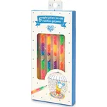 Gelová duhová pera - 6 ks