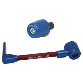 Lever guard ACCOSSATO with red hose and joint left, aluminium DE005-018-TD-16