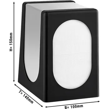 Dávkovač mýdla G.Gastro Dávkovač na ubrousky - černý/šedý