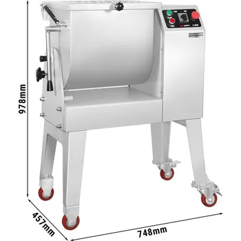 Míchadlo G.Gastro Elekrický mixér na maso - 32L - 31kg - 750W