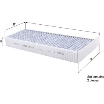 Kabinový filtr Filtr, vzduch v interiéru MAHLE LAK 1157/S