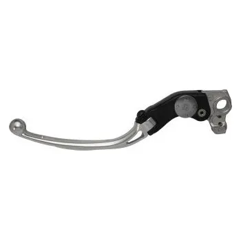 Adjustable folding lever ACCOSSATO aluminium, master cylinder stříbrná LV010S-NRST