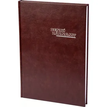 Denní záznamy A4 Koženka hnědá