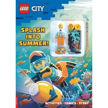 První čtění LEGO® City: Splash into Summer (with diver LEGO minifigure and underwater accessories) - LEGO®; Buster Books