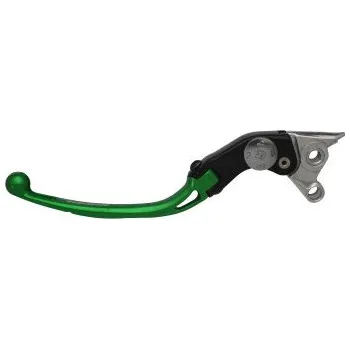 Adjustable folding lever ACCOSSATO aluminium, master cylinder zelená LV008G-L-RST