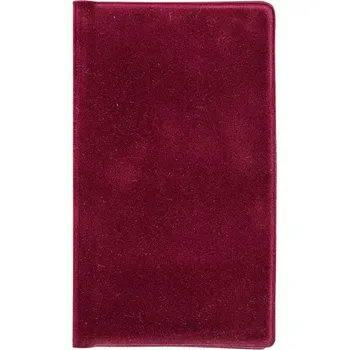 Zápisník Plánovací záznamník 917 14-denní - Semiš bordó