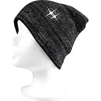 Čepice VOXX Čepice dámská pletená CASCADA s lurexem ČERNÁ uni 113956