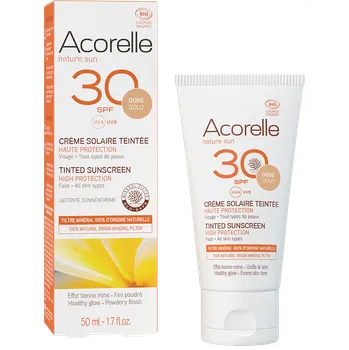 Přípravek na opalování ACORELLE Tónovací opalovací krém SPF 30 50ml