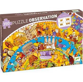 Vyhledávací puzzle s plakátem - Historie - 350 ks