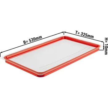 Dóza na potraviny G.Gastro GN víko - 1/1 - vzduchotěsné - 530 x 325 mm