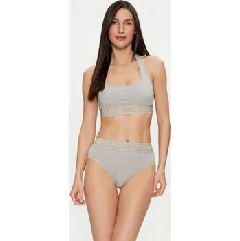 Dámská móda Versace Klasické kalhotky s vysokým pasem Greca Border AUD01050 Šedá 2