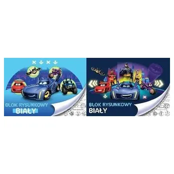 Set školních potřeb Blok rysunkowy biały A4/20K Batman mix