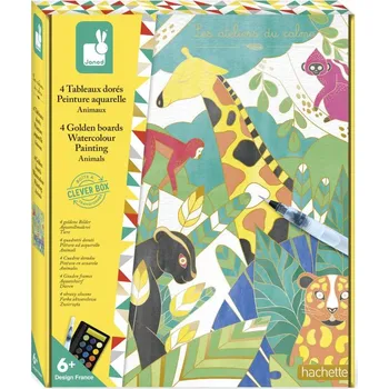 Výtvarná sada Dětský ateliér maxi - malování vodovými barvami - exotická zvířata