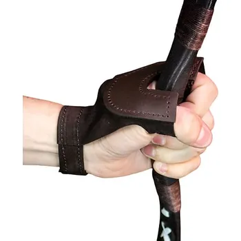 Karnevalový doplněk Rawblade Lukostřelecká rukavice Oren - hnědá (menší), levý-pravý pravá