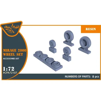 Plastikový model 1/72 Mirage 2000 - wheel set