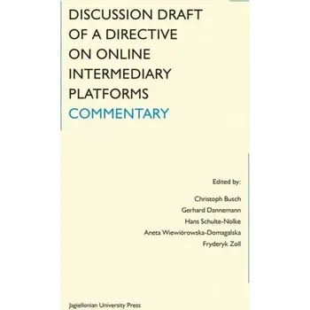 Cizojazyčná kniha Discussion Draft of a Directive on Online... - praca zbiorowa
