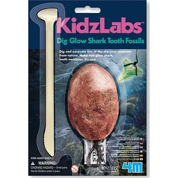 kreativní sada Vykopávka - svítící žraločí zub