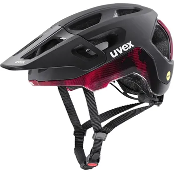Cyklistická přilba UVEX React MIPS Black/Ruby Red Matt