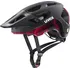 Cyklistická přilba UVEX React MIPS Black/Ruby Red Matt