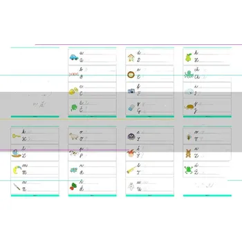 Stíratelný sešit - učíme se psát psací písmo