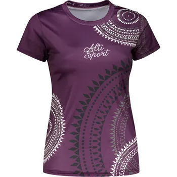 Dámské tričko Dámské funkční triko premium ALTISPORT VOJ/ALW033TR01 TMAVĚ FIALOVÁ XS