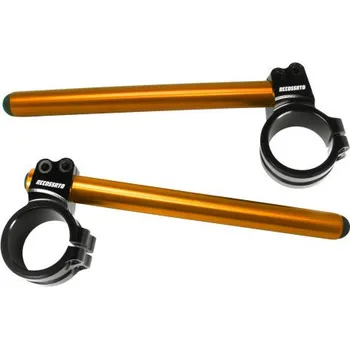 Lifted +10 mm clip-on, ACCOSSATO 10 degrees inclination for 50 mm fork CP008N-10-O-250