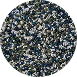 PerfectSTONE kamenný koberec (kamínky + pojivo) bílá-modrá-zelená 18,31 kg