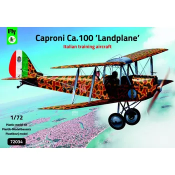 Plastikový model Fly 1/72 Caproni Ca.100 Landplane (4x camo)