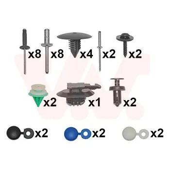 Nárazník Montážní sada, nárazník VAN WEZEL 4331794