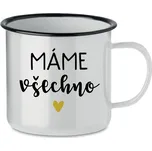 MÁME VŠECHNO - bílý plecháček 350 ml