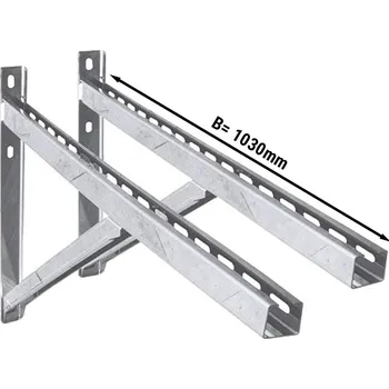 Příslušenství pro digestoř G.Gastro Stěnová podpěra - vč. příčníku - délka: 1030 mm