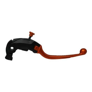 Adjustable folding lever ACCOSSATO aluminium, master cylinder oranžová LV019O-NRST
