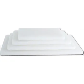 Kuchyňské prkénko TOMGAST Deska bílá krájecí 500x340 mm, výška 20 mm