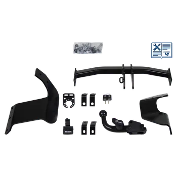 Tažné zařízení Brink tažné zařízení Odnímatelné tažné rameno zasunuté diagonálně zespodu - PEUGEOT 4007